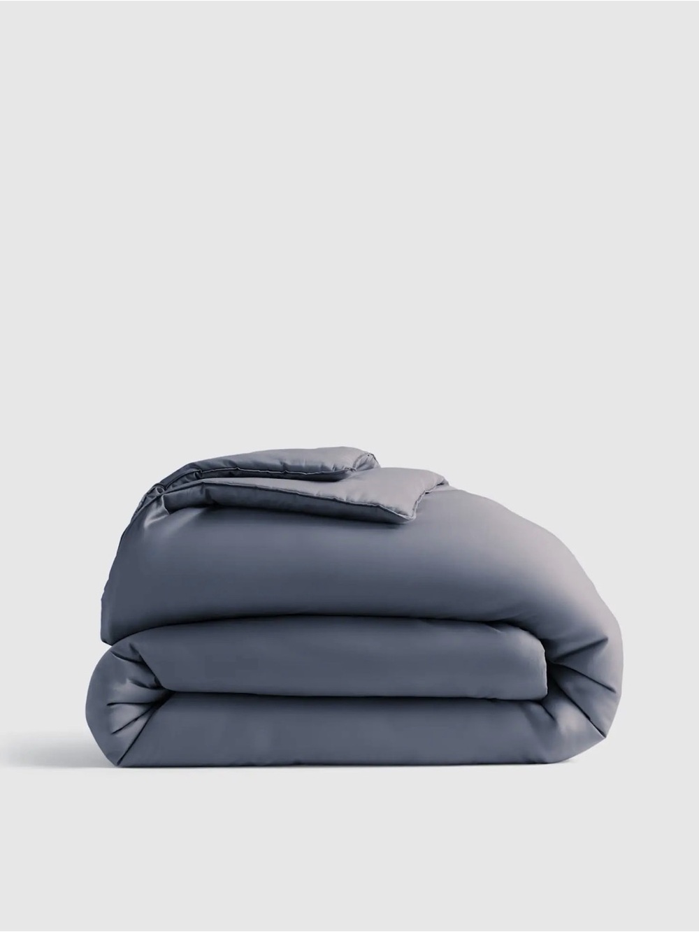 Quince NWOT Cotton Sateen Comforter in Mineral QUEEN